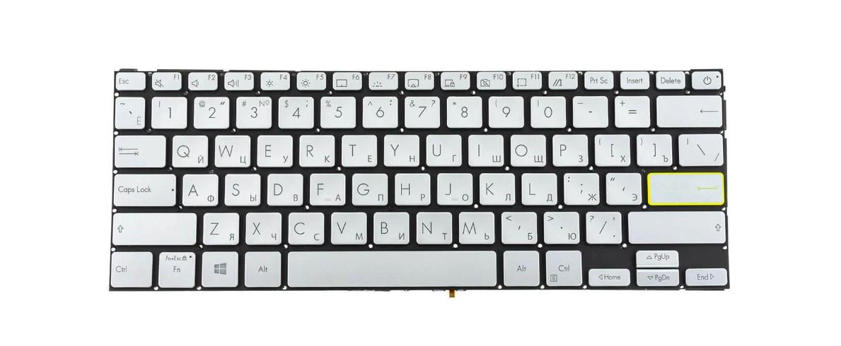 Клавиатура для ноутбука Asus X333JQ с подсветкой клавиш (0KNB0-162NRU00)