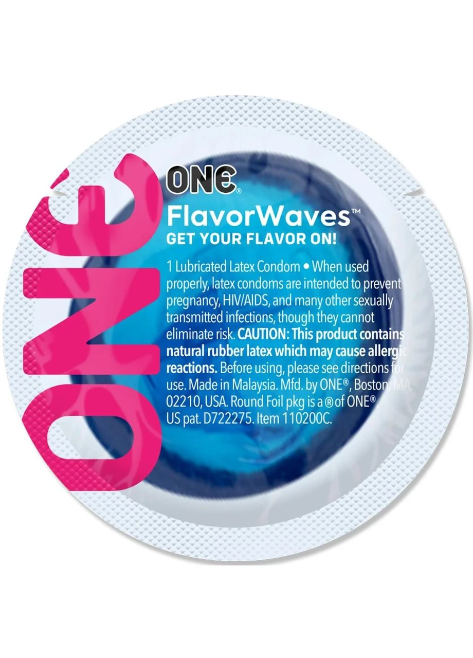 Презервативы One Color Sensation 3 шт. Синий