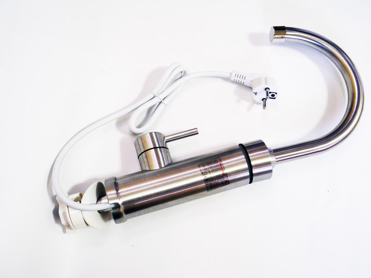 Проточный водонагреватель с экраном металл Delimano RX-016 - фото 3