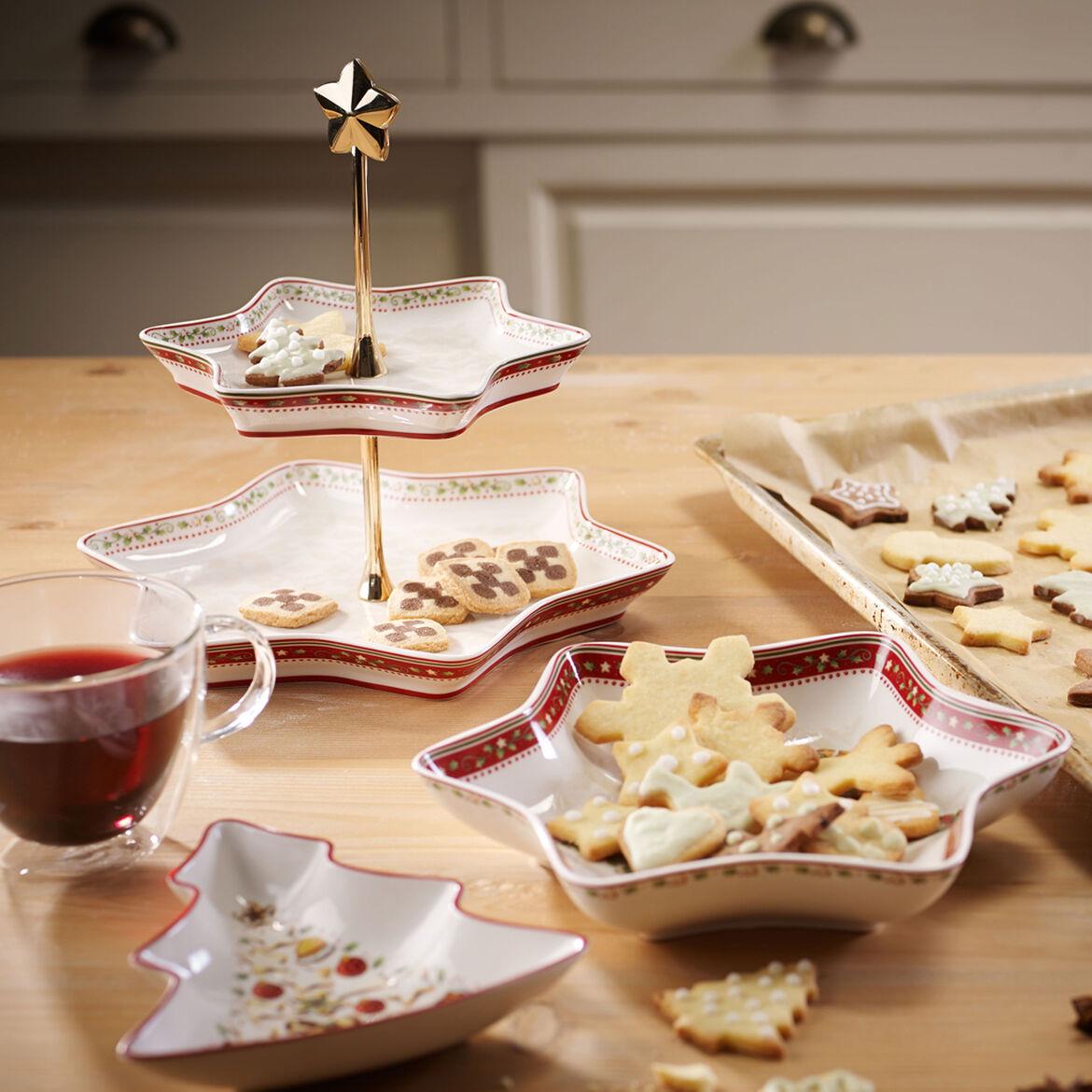 Етажерка для фруктів Villeroy & Boch Winter Bakery Delight двох'ярусна 25,5 см (1486127882) - фото 3