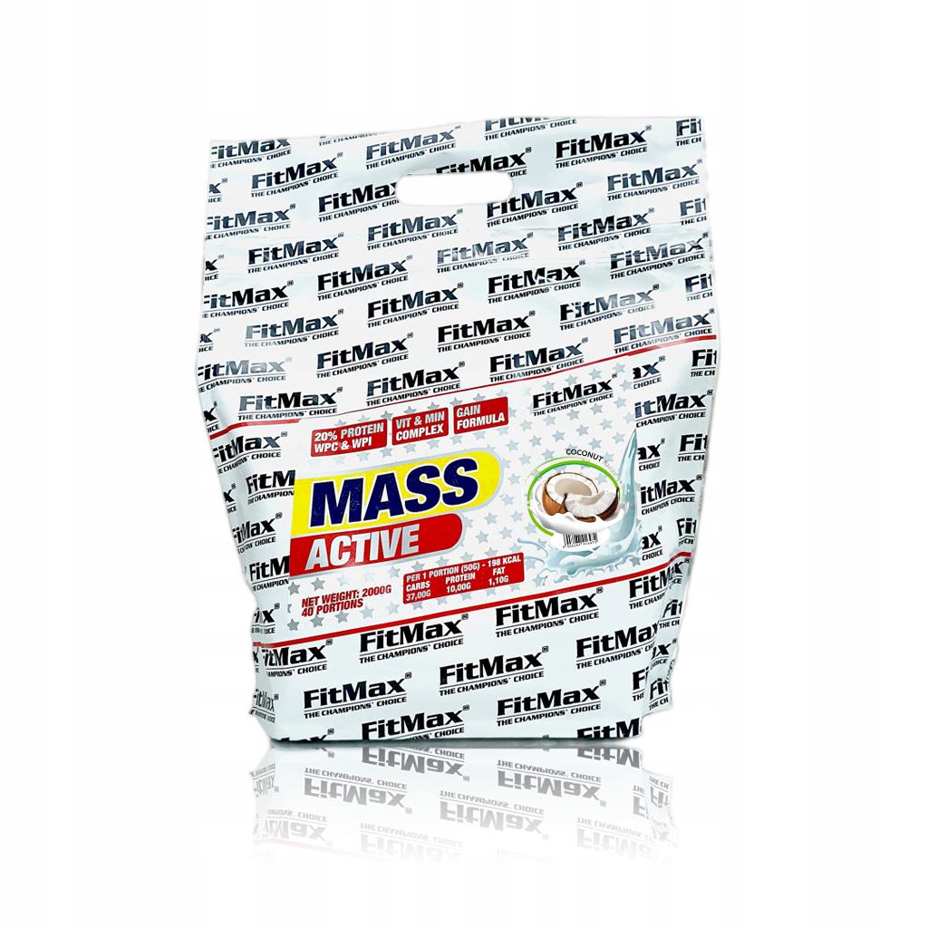 Гейнер FitMax Mass Active 20 protein Coconut 2000 г (00000011517)