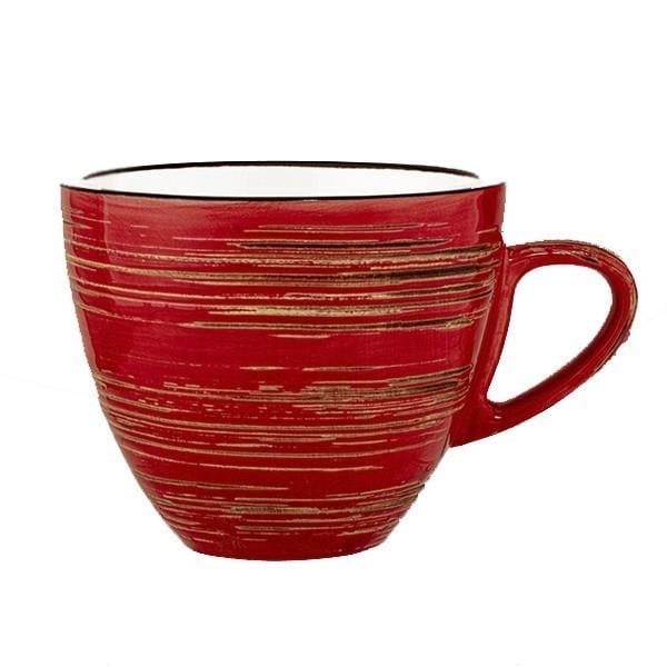 Чашка для капучино Wilmax Spiral 190 мл Red (WL-669235/A)