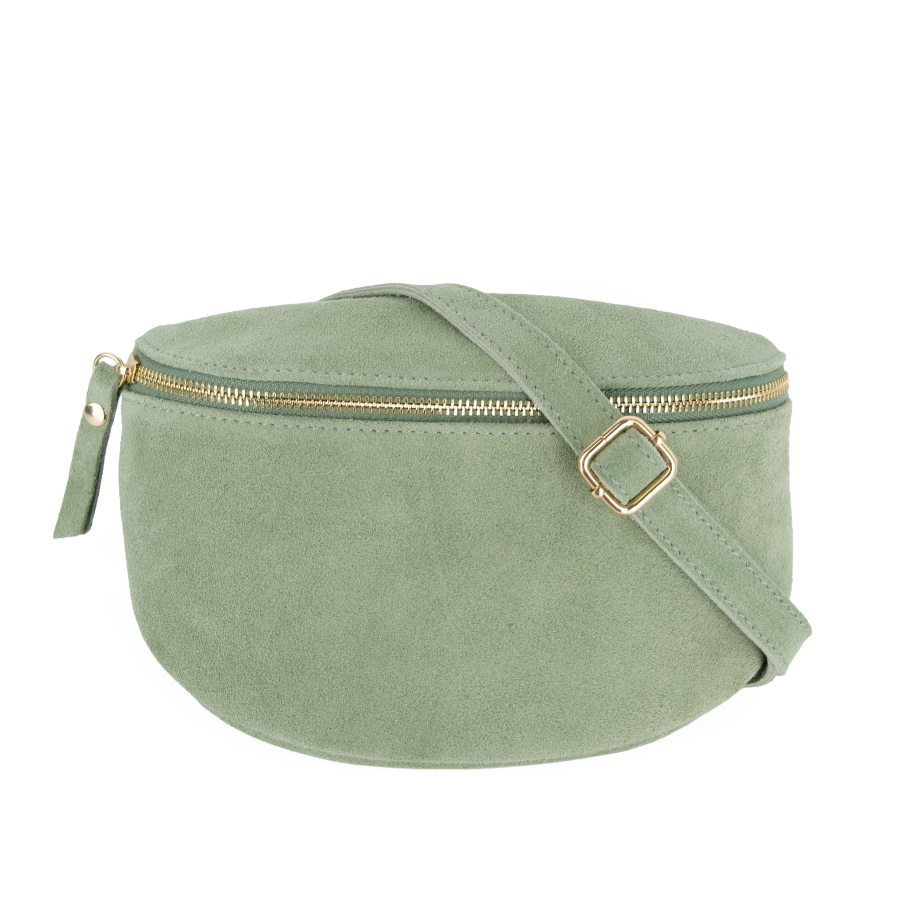 Сумка на пояс женская замшевая Virginia Conti 04056 Оливковый (2996271151)