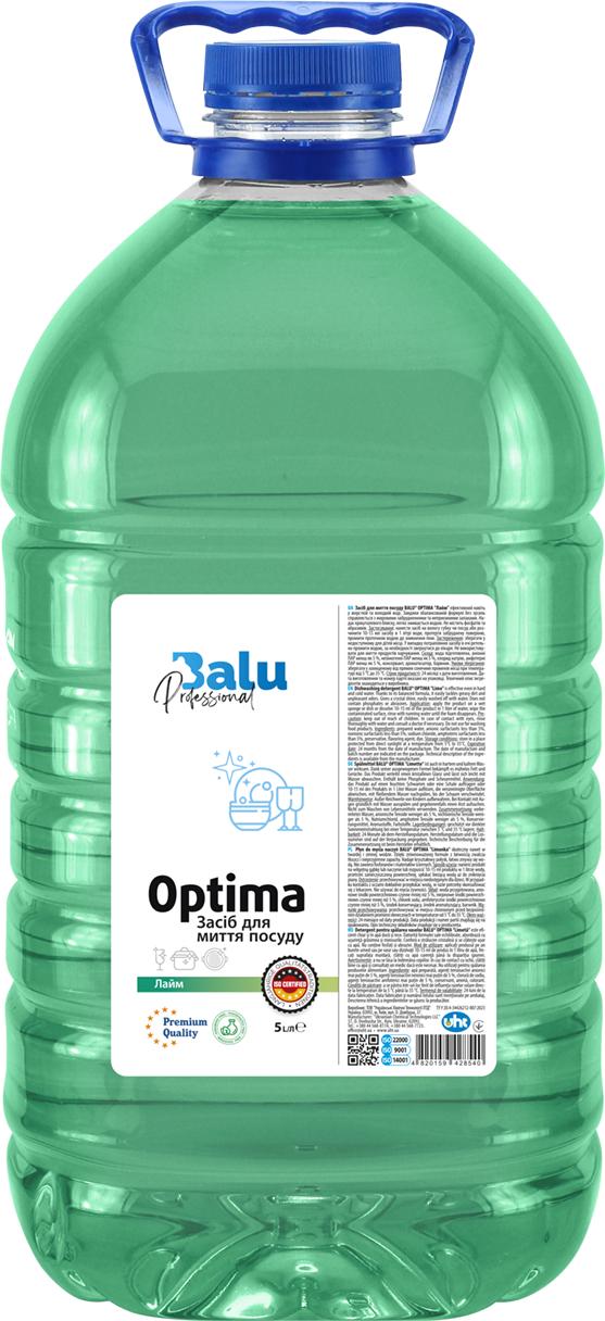 Средство для мытья посуды Balu OPTIMA Лайм 5 л ПЭТ (00000014726)