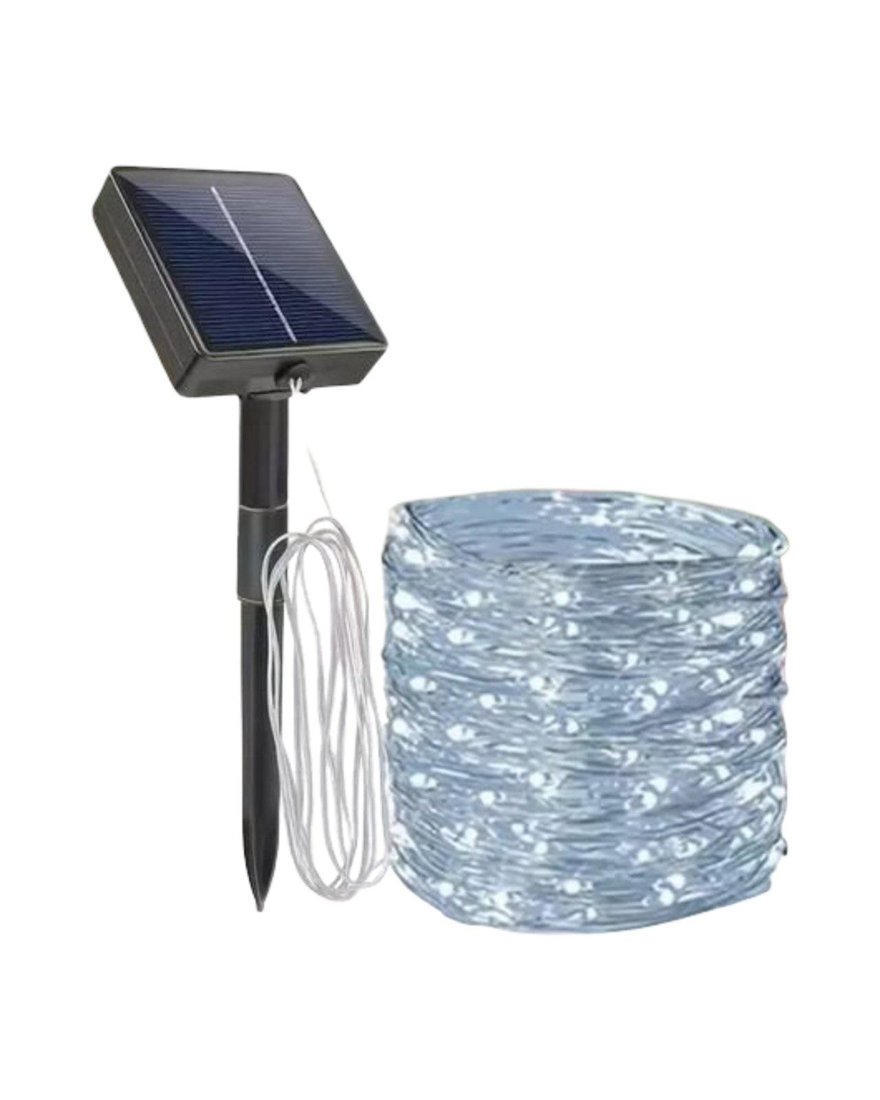 Гирлянда уличная на солнечной батарее 32 м Белый (SD-4127)