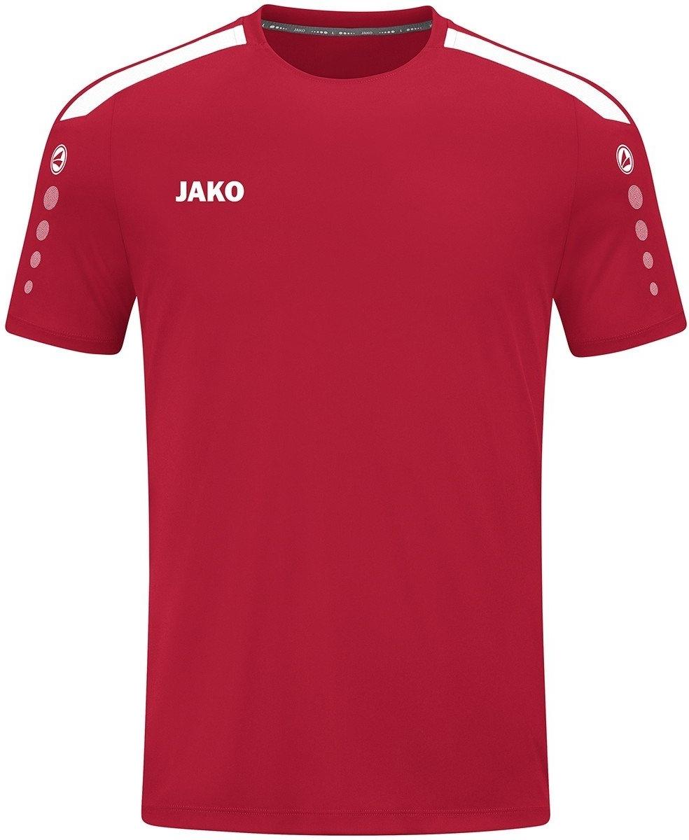 Футболка джерси Jako POWER S/S L Красно-белый (4223-100)