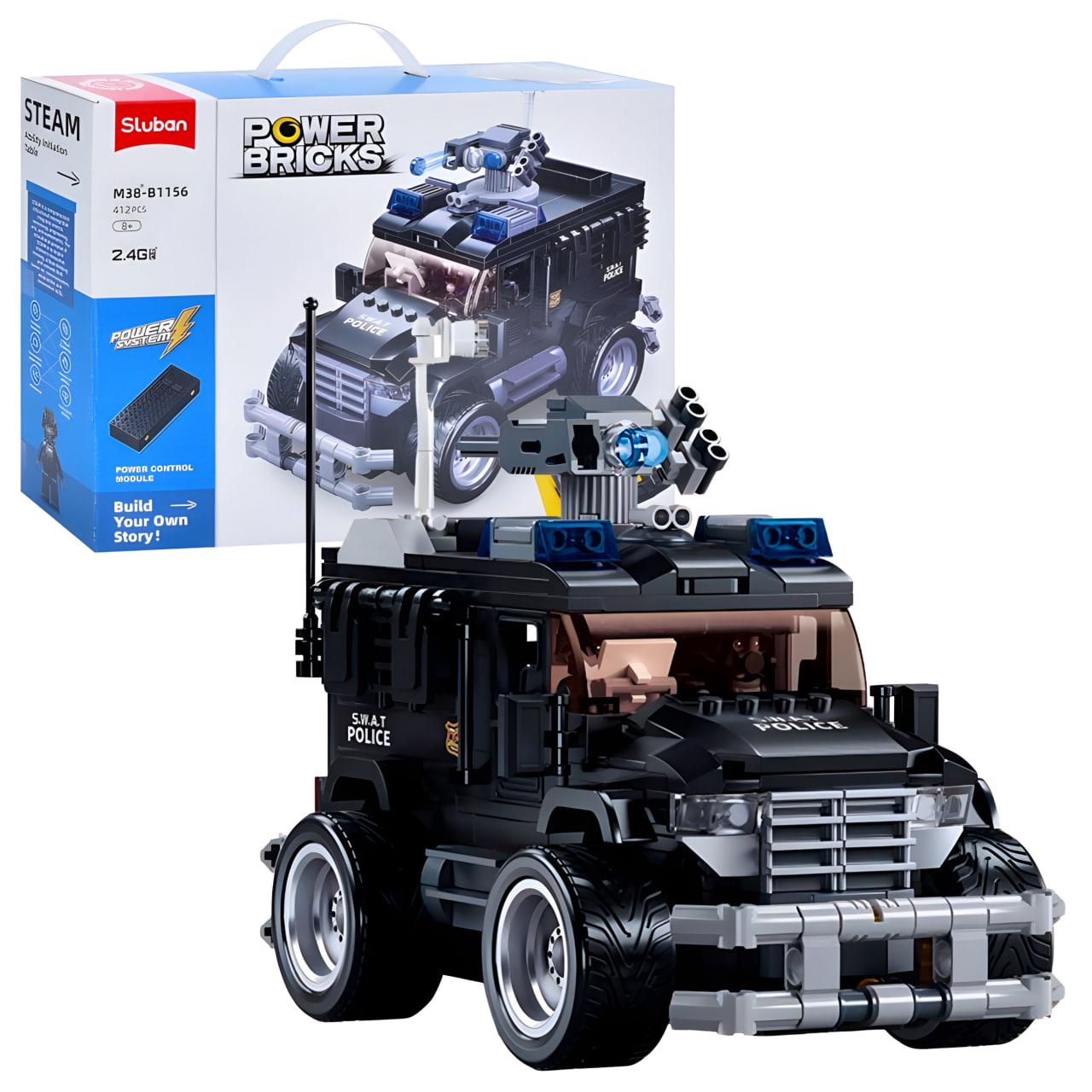 Конструктор Sluban Штурмова машина з радіокеруванням 412 дет. (M38-B1156)