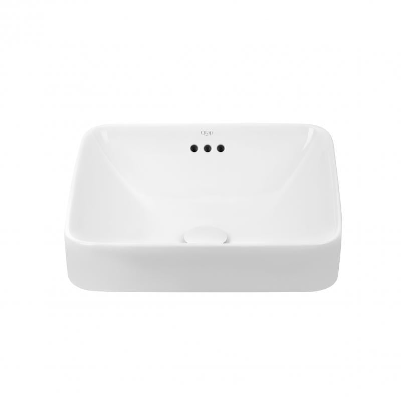 Раковина подвесная моноблок Qtap Jay QT0711K424W White - фото 2