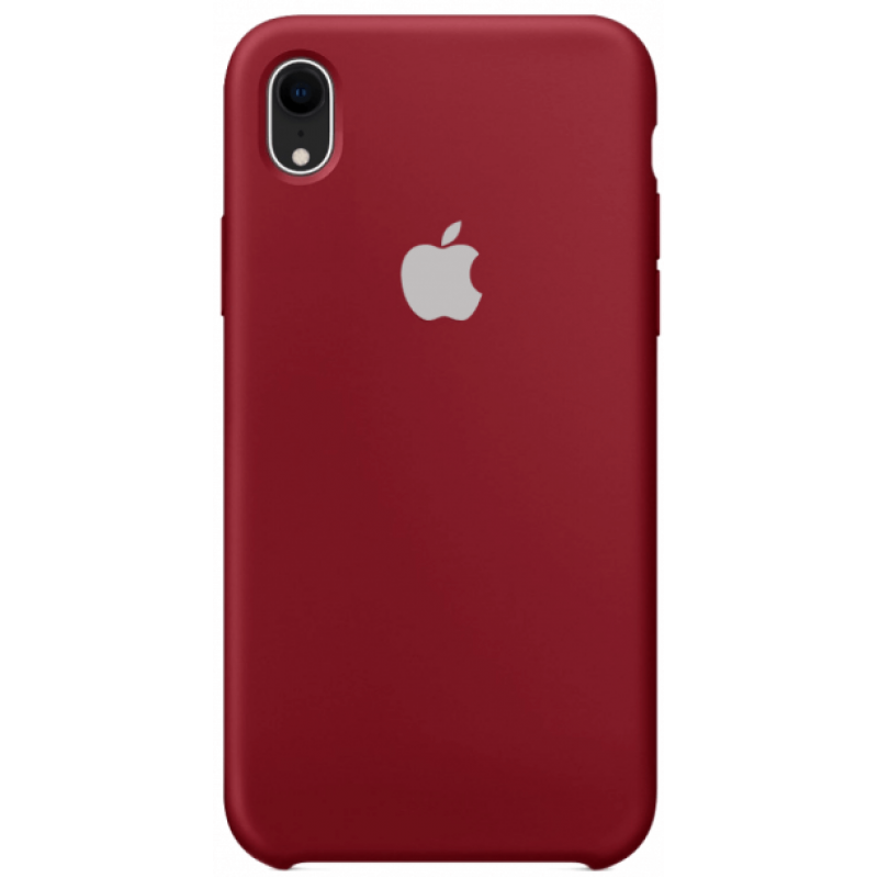 Чехол GoVern Silicone Case для Apple iPhone XR Dark Red Чехол GoVern Silicone Case для Apple iPhone XR Dark Red