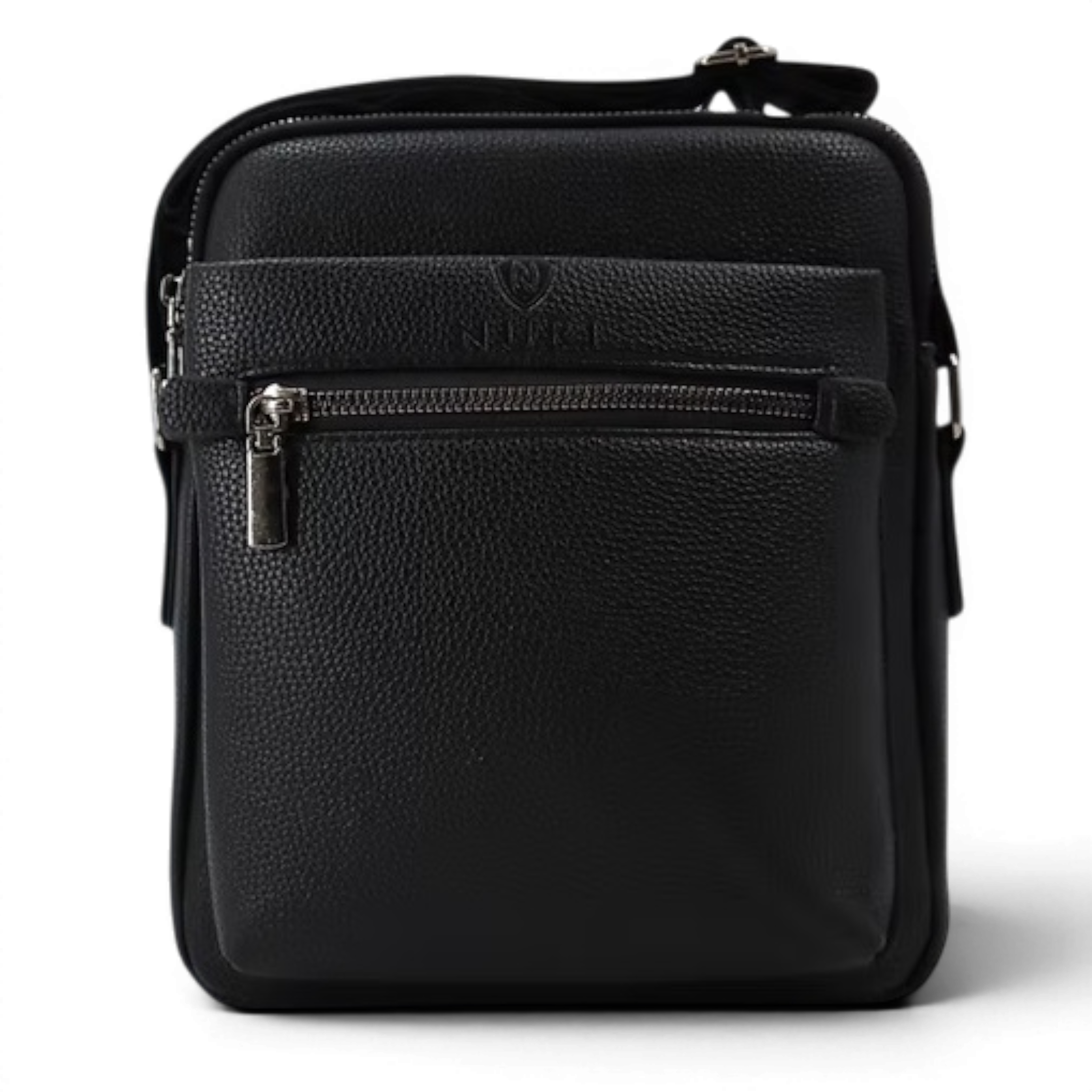 Сумка чоловіча Nuri 66-2 через плече з екошкіри Black