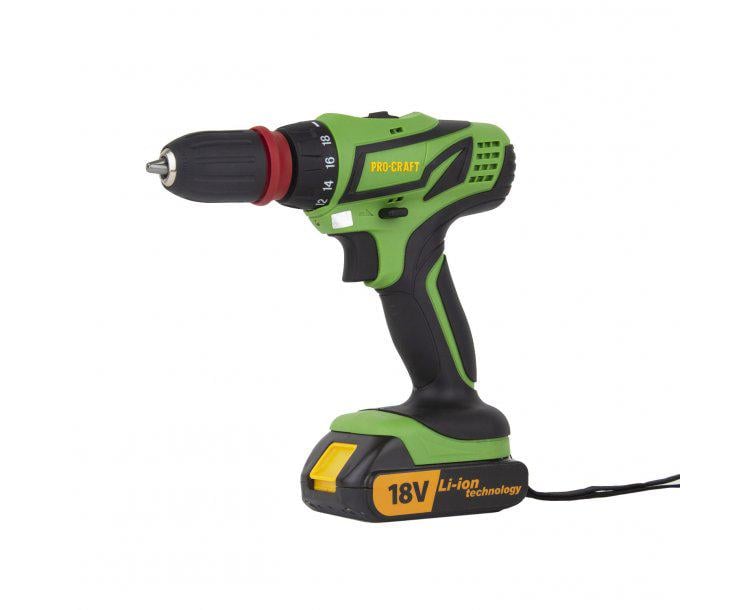 Шуруповерт акумуляторний Procraft PA18Pro DFR