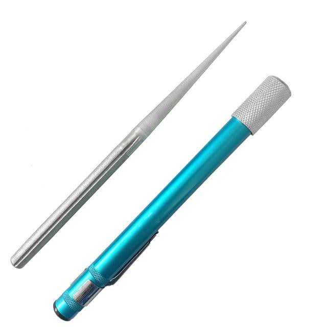 Точилка для ножей/ножниц/крючков карманная алмазная 2 стержня Синий (430/1) - фото 3 Точилка для ножей/ножниц/крючков карманная алмазная 2 стержня Синий (430/1) - фото 3