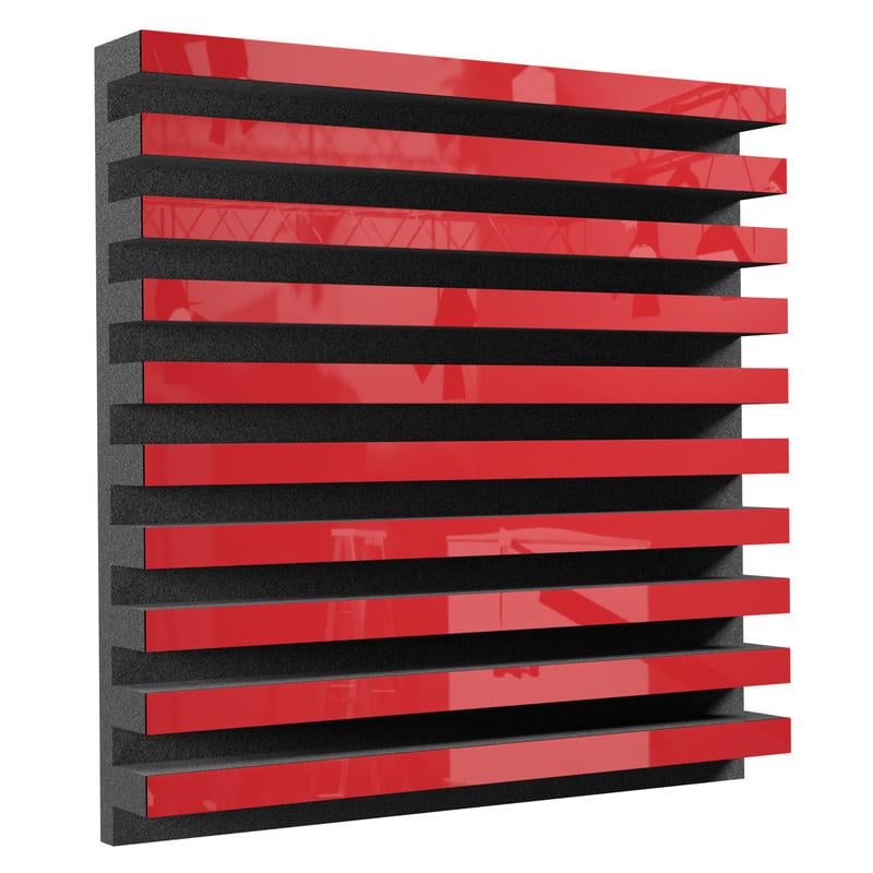 Акустическая панель Ecosound Comb Plastic 50х50 см 73 мм Красный (1291) Акустическая панель Ecosound Comb Plastic 50х50 см 73 мм Красный (1291)