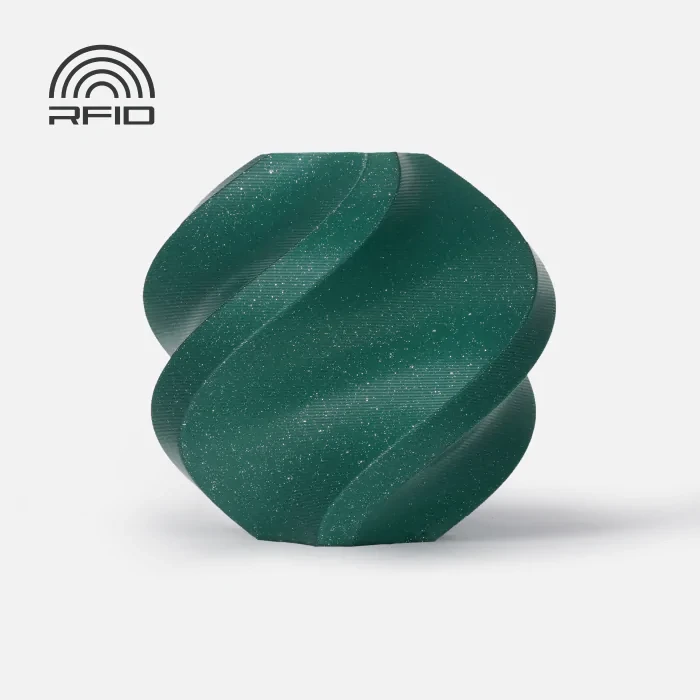 Пластик Bambu Lab PLA с RFID-меткой и катушкой Sparkle Alpine Green (13501)