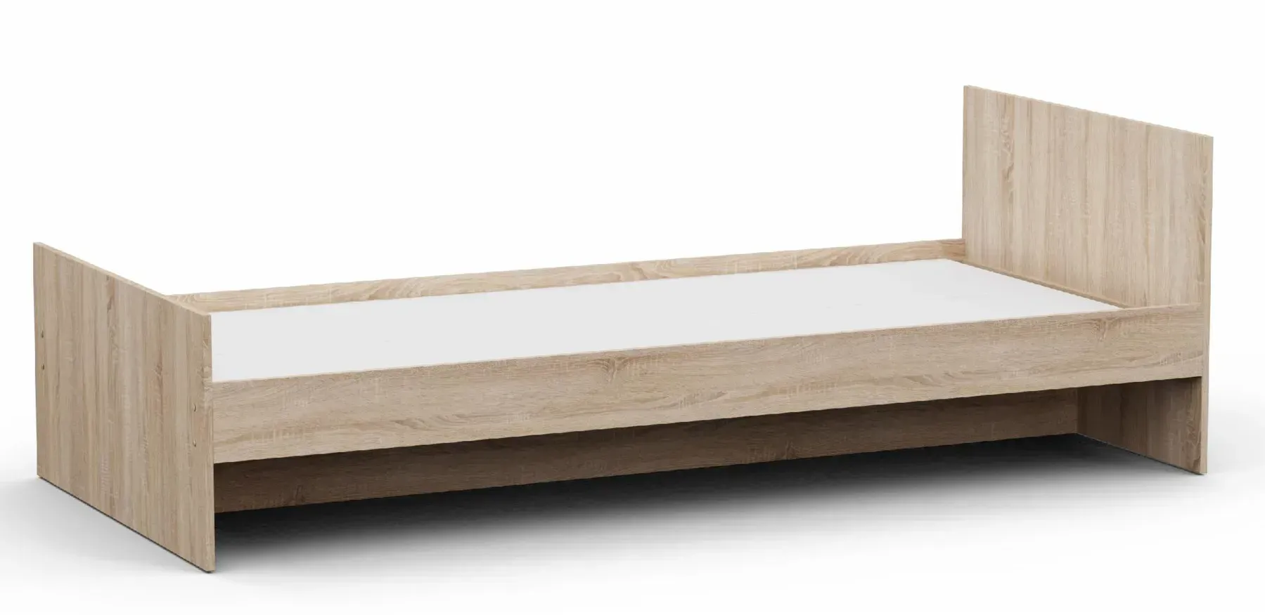 Кровать односпальная Kontinent L-12 90х200 см Дуб Сонома (86231984)