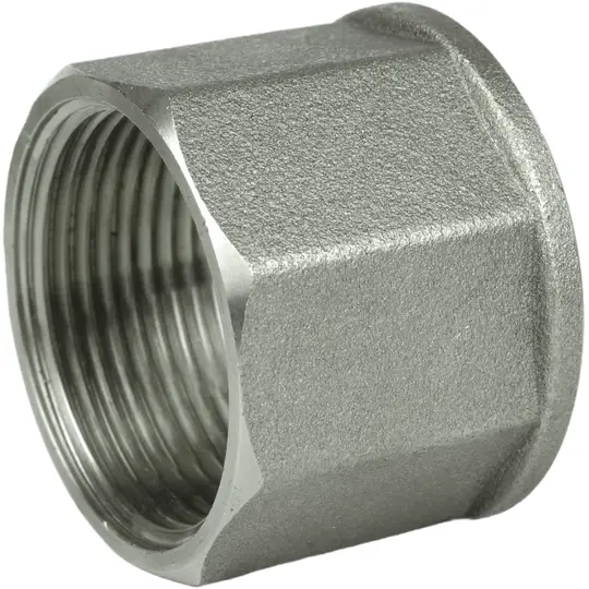 Муфта никелированная VA А0354Анк штампованная восьмигранная 1 1/4” ВРх1 1/4” ВР (GSR-000027604)