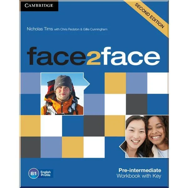Рабочая тетрадь face2face Second Edition Pre-Intermediate Workbook with key