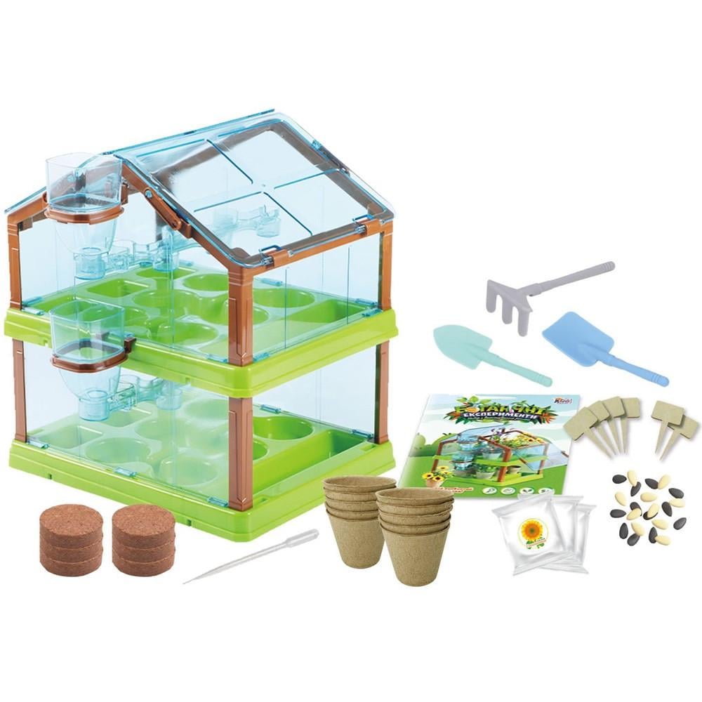 Теплиця для вирощування рослин Fun Game двоярусна з насінням/ґрунтом та інструментами (30569612) - фото 4 Теплиця для вирощування рослин Fun Game двоярусна з насінням/ґрунтом та інструментами (30569612) - фото 4