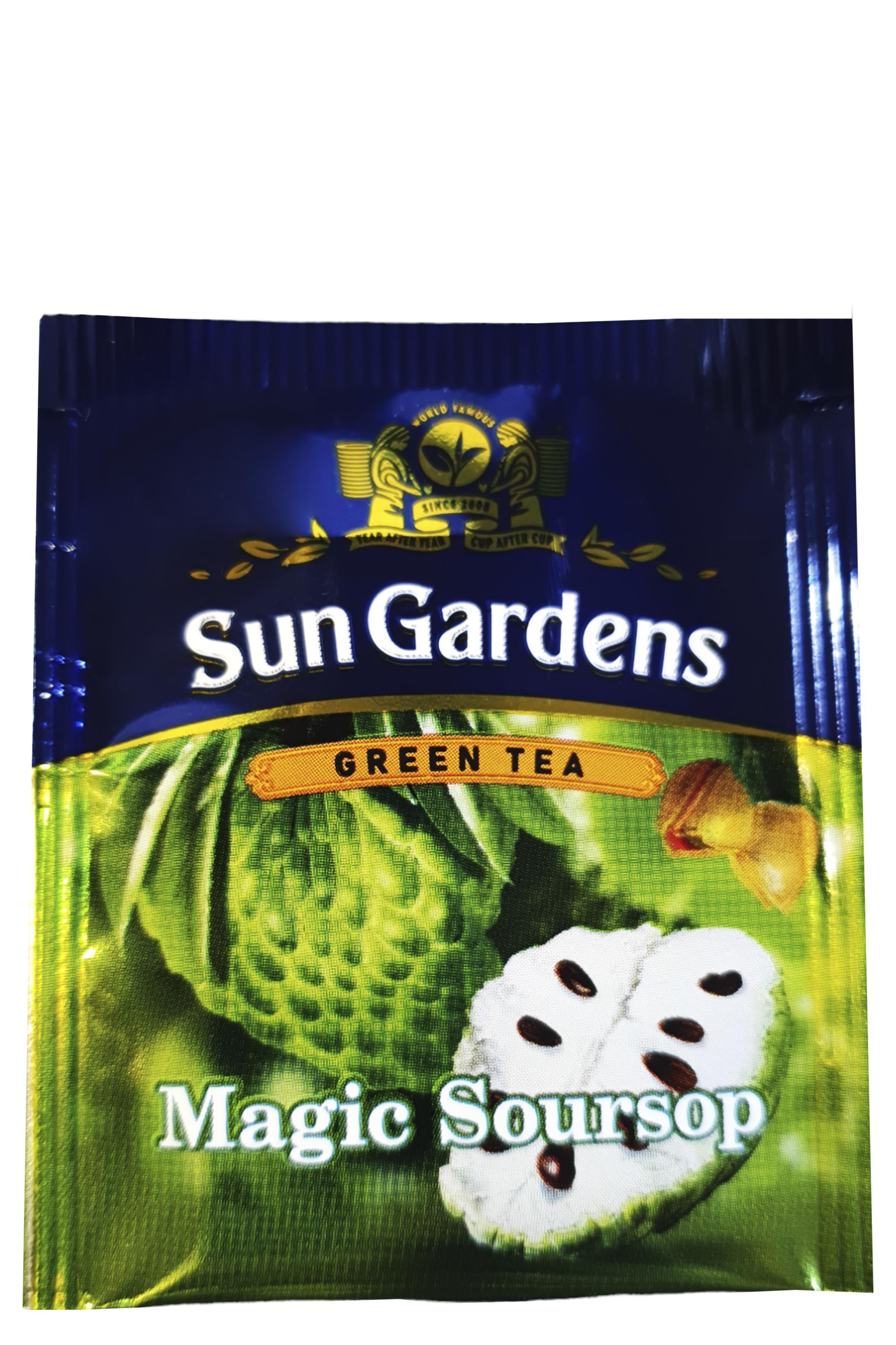 Чай Sun Gardens зеленый Magic Soursop 100 шт. пакетиков (59071)