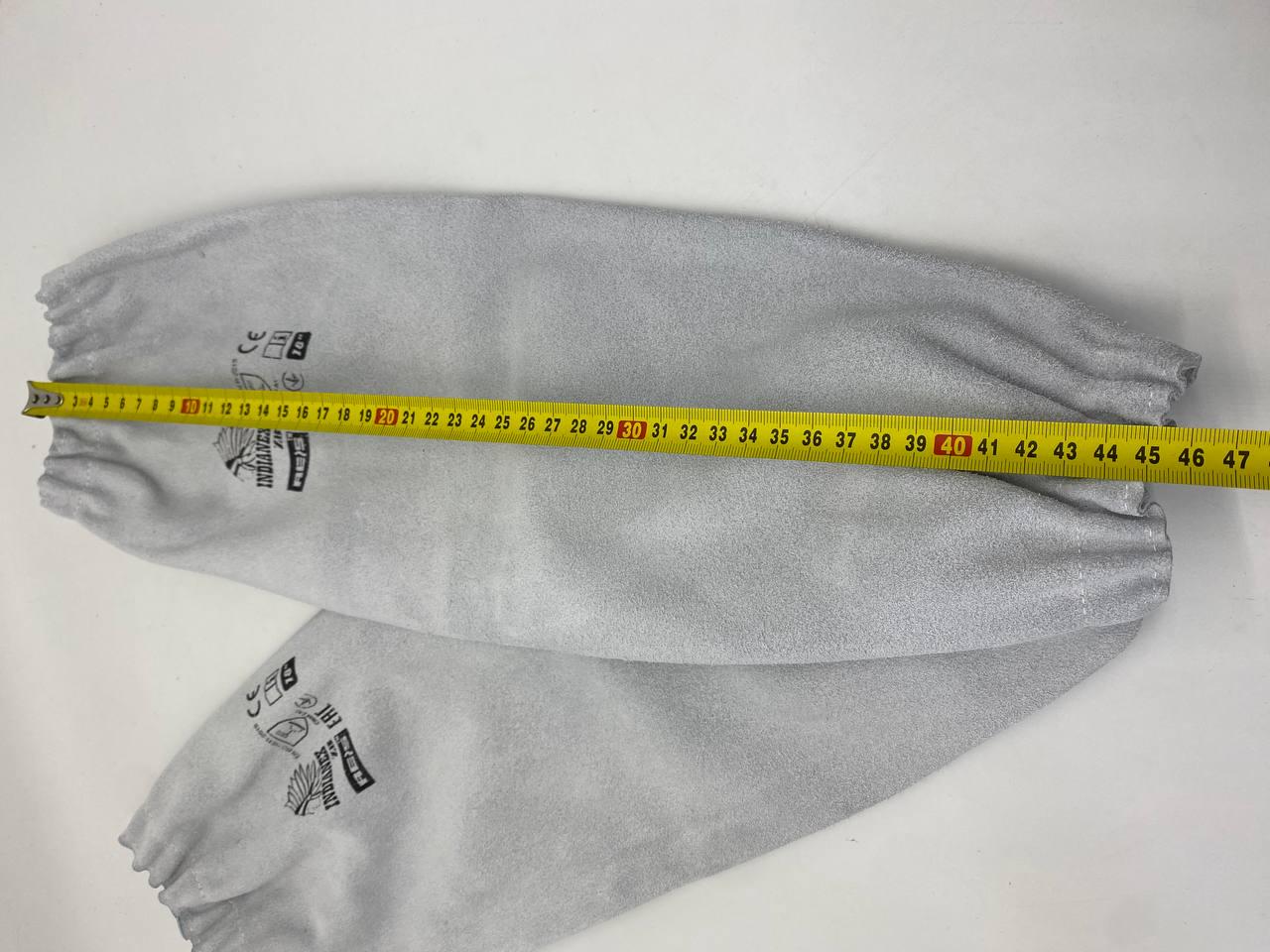 Нарукавники сварщика кожаные 45х17 см (ZB) - фото 2 Нарукавники сварщика кожаные 45х17 см (ZB) - фото 2