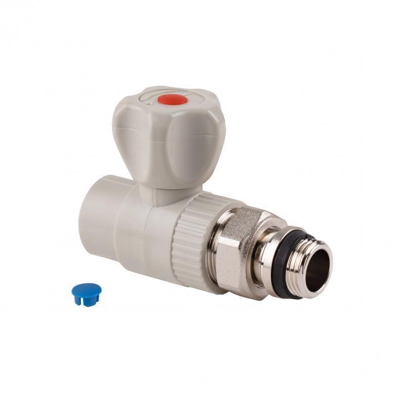 Кран шаровой радиаторный прямой Thermo Alliance PPR 20 мм х 1/2" (DSW428)