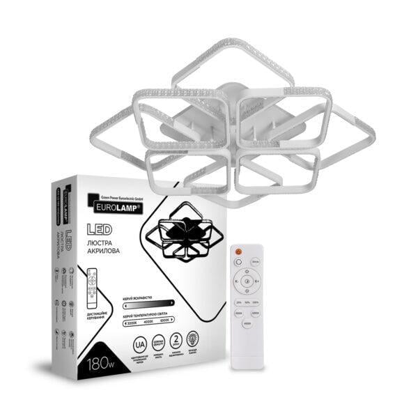 Люстра LED Eurolamp M15 квадратная 180W 3000-6500K (36317995) Люстра LED Eurolamp M15 квадратная 180W 3000-6500K (36317995)