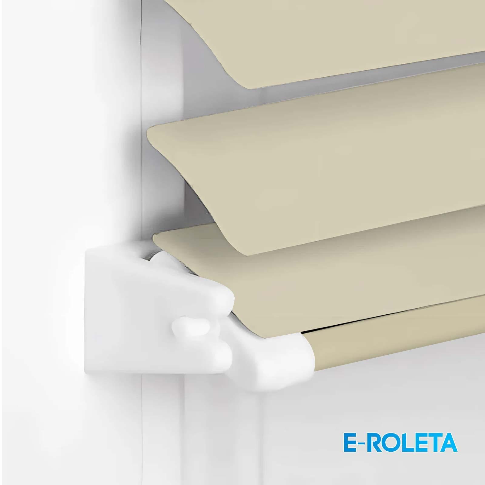 Жалюзи горизонтальные алюминиевые E-ROLETA 100х160 см Бежевый (447-100-160) - фото 5
