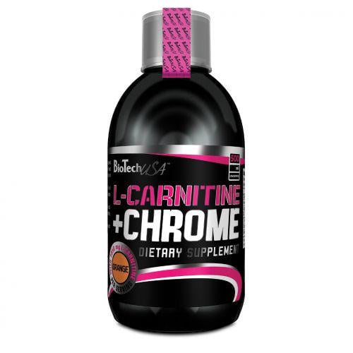 Добавка L-Карнитин Biotech L-Carnitine + Chrome 500 мл Апельсин (BIO-53244)
