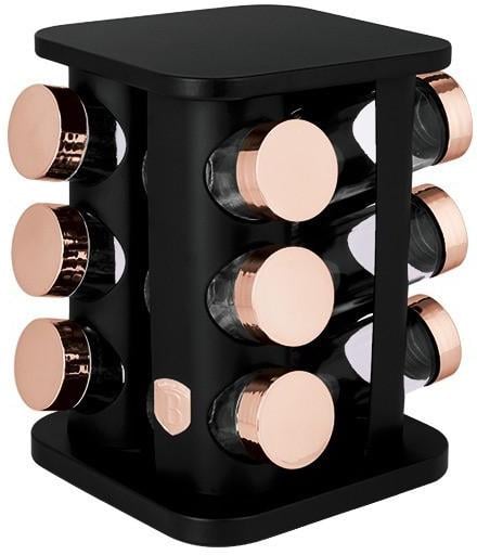 Набір для зберігання спецій Berlinger Haus Black Rose Collection Рожеве золото(2238493976)