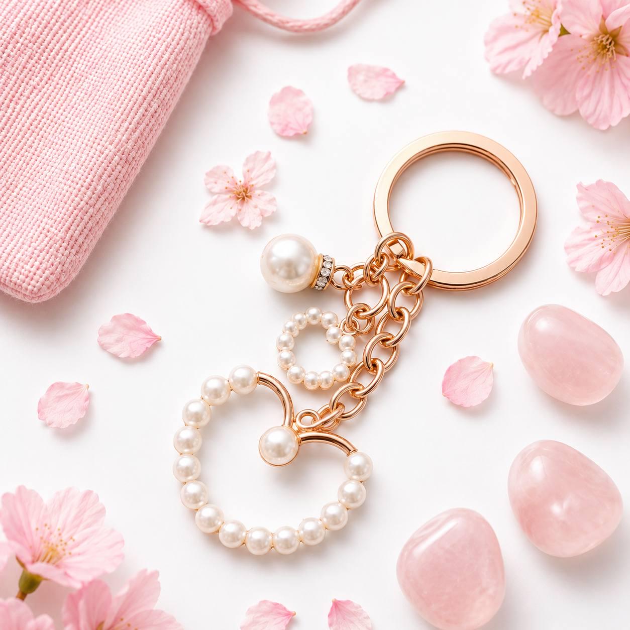 Брелок Pearl Heart Heart із перлинним серцем