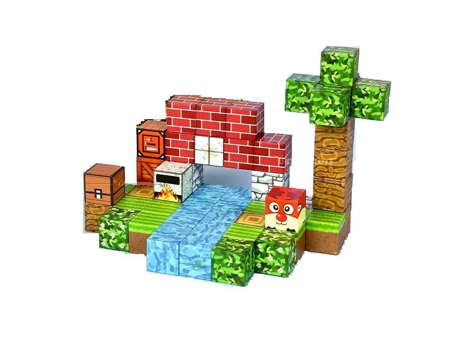 Конструктор магнітний My World minecraft будинок на річці 54 блоків (552) Конструктор магнітний My World minecraft будинок на річці 54 блоків (552)