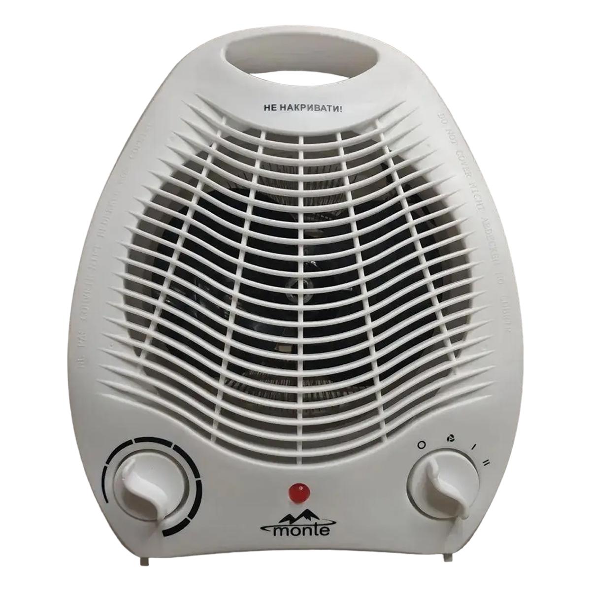 Тепловентилятор Monte MT-1050 2000 Вт Белый (ULT-2677180) Тепловентилятор Monte MT-1050 2000 Вт Белый (ULT-2677180)