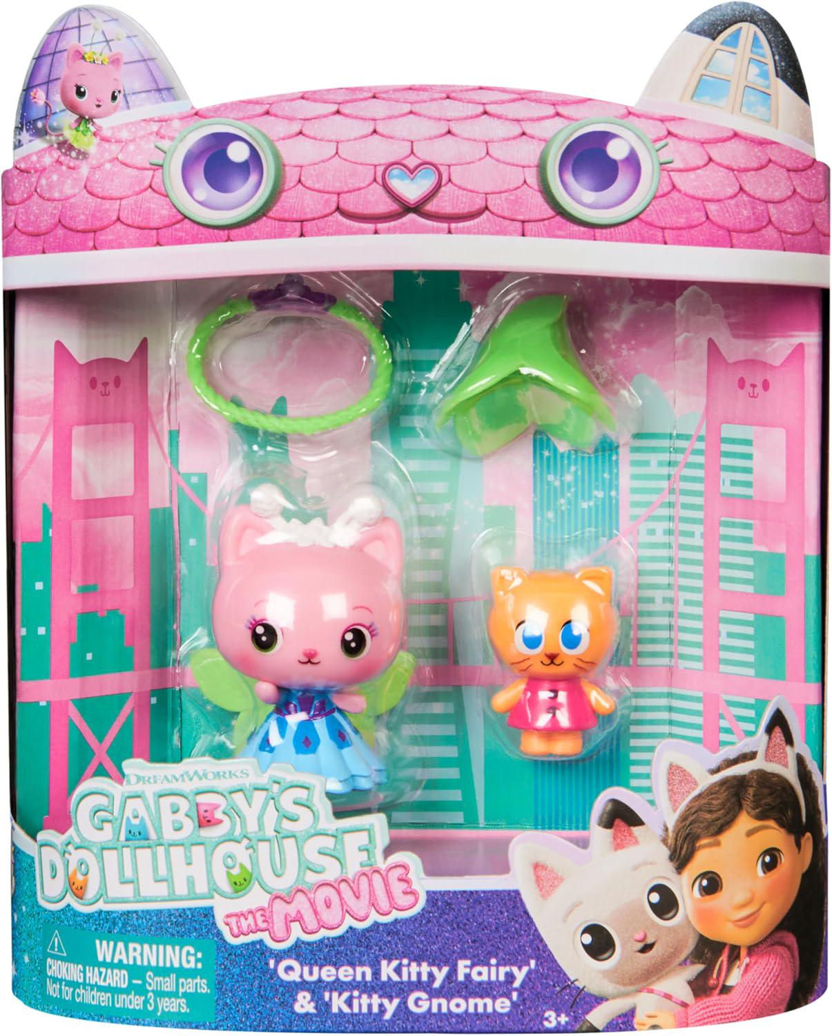 Игровой набор Королева-фея Китти и Китти-гном Кукольный домик Габби Spin Master Gabby's Dollhouse фигурки с аксессуарами (SKU-359.1)