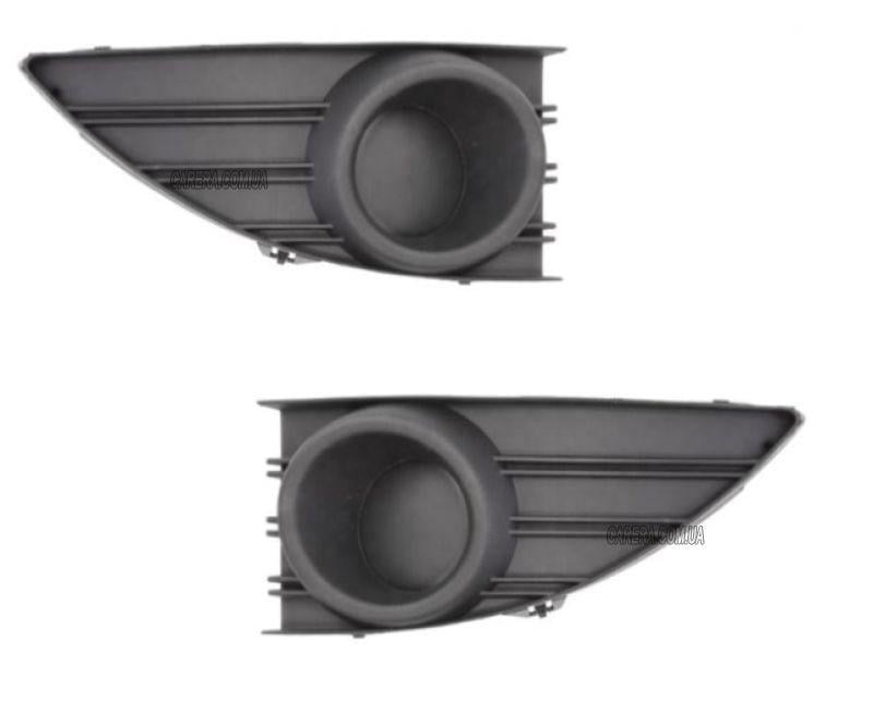 Решетка бампера AVTM Renault Fluence 13-17 средняя Черный (185628915)