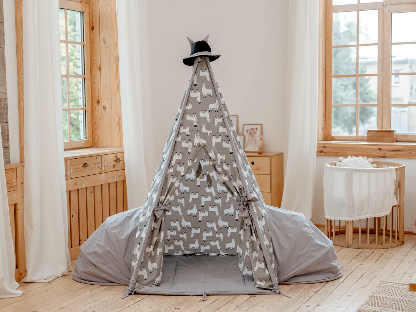 Палатка Вигвам VIGVAM ELIT с мягким полом и подушкой с сумкой Ламы 115х170х225 см Палатка Вигвам VIGVAM ELIT с мягким полом и подушкой с сумкой Ламы 115х170х225 см