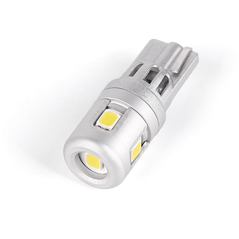 Лампи світлодіодні для габаритів Carlamp W5W Canbus з обманкою 6000 K 300 лм (5GS5-T10) - фото 5