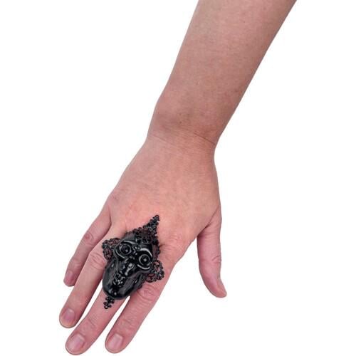 Каблучка Мара з черепом SETA Decor 25-647BLK (29415921)