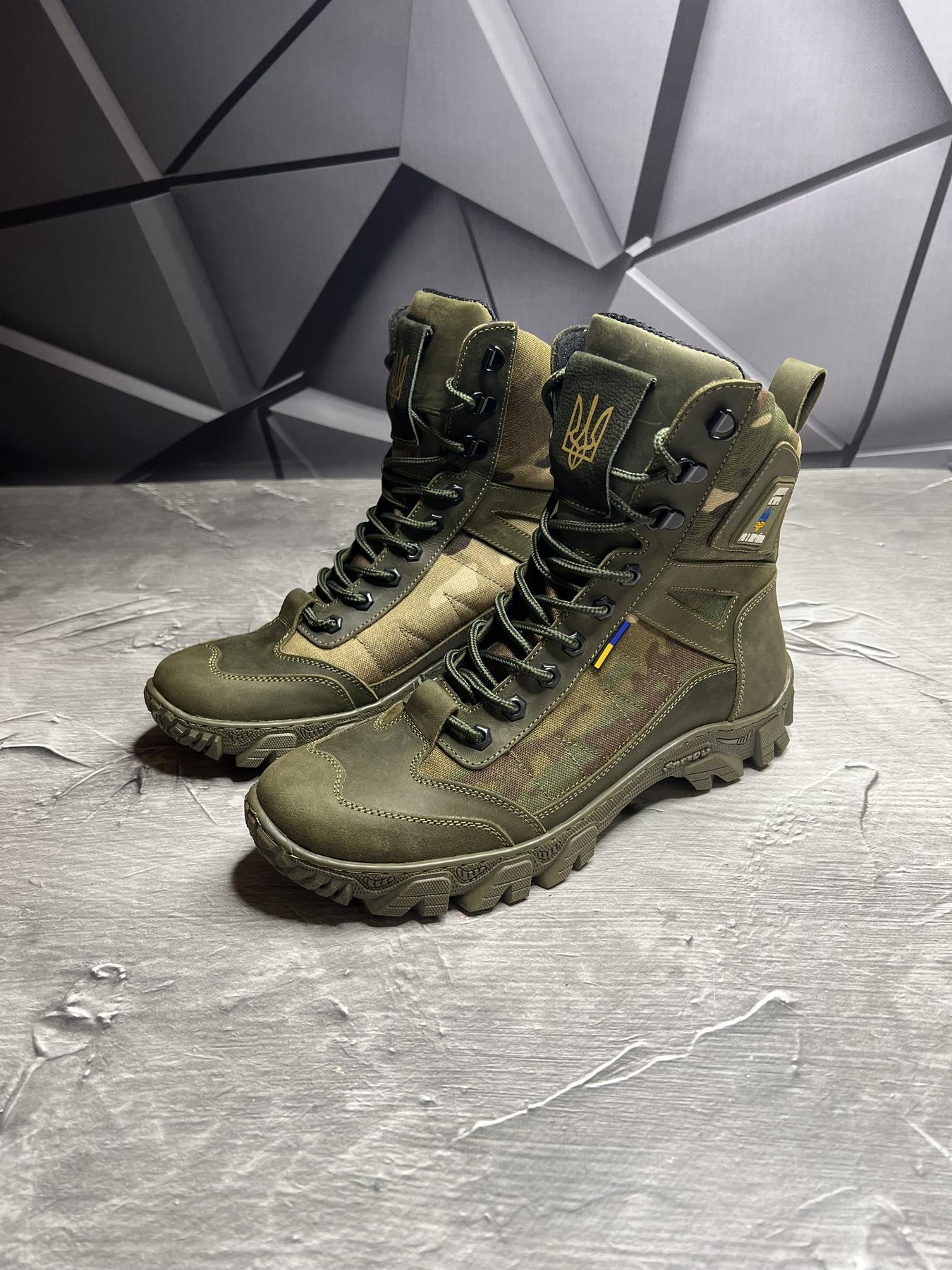 Берці чоловічі демісезонні р. 41 Хакі/Мультикам