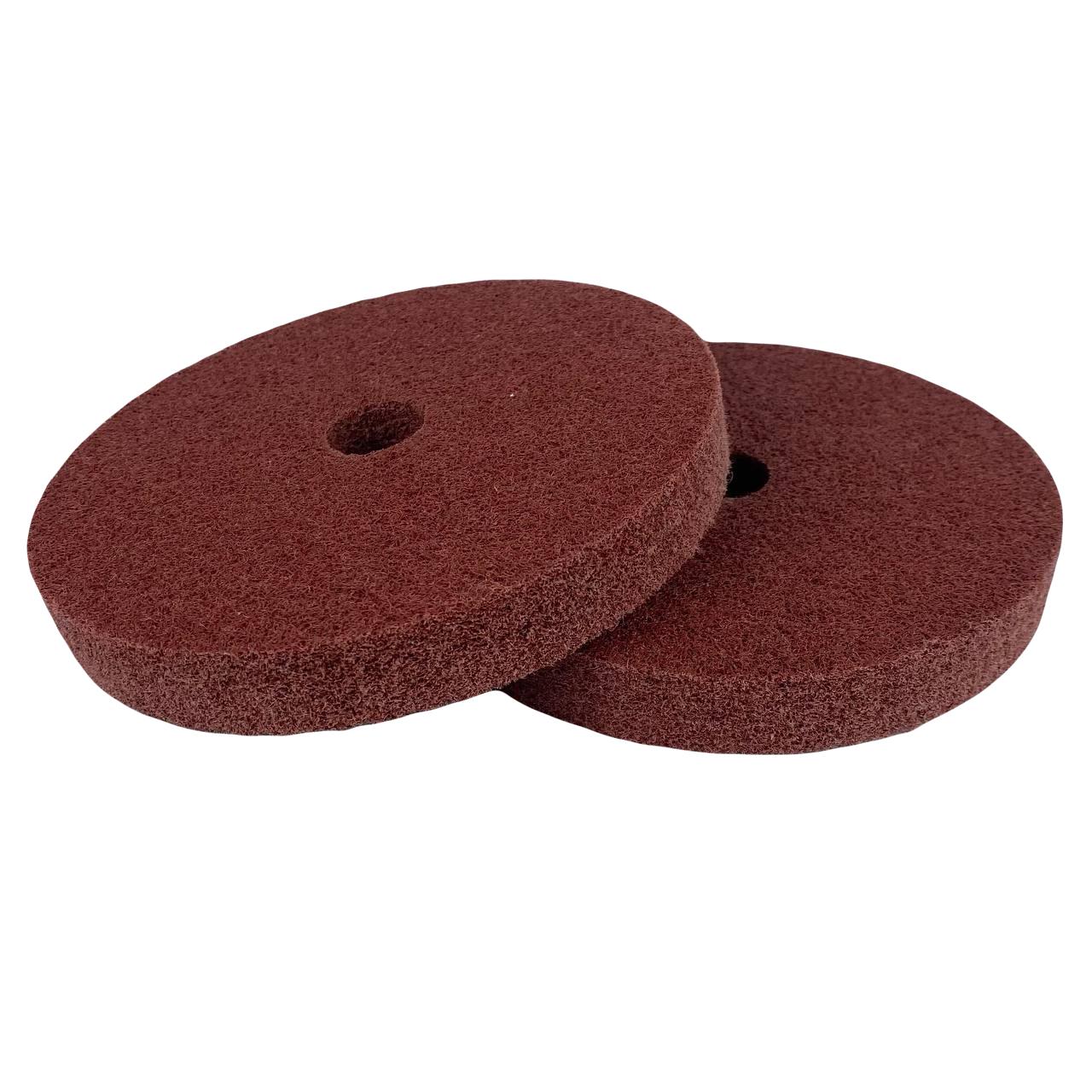 Круг из абразивного волокна PM ПП Р80 150х20х22 Бордовый (29901002) - фото 2