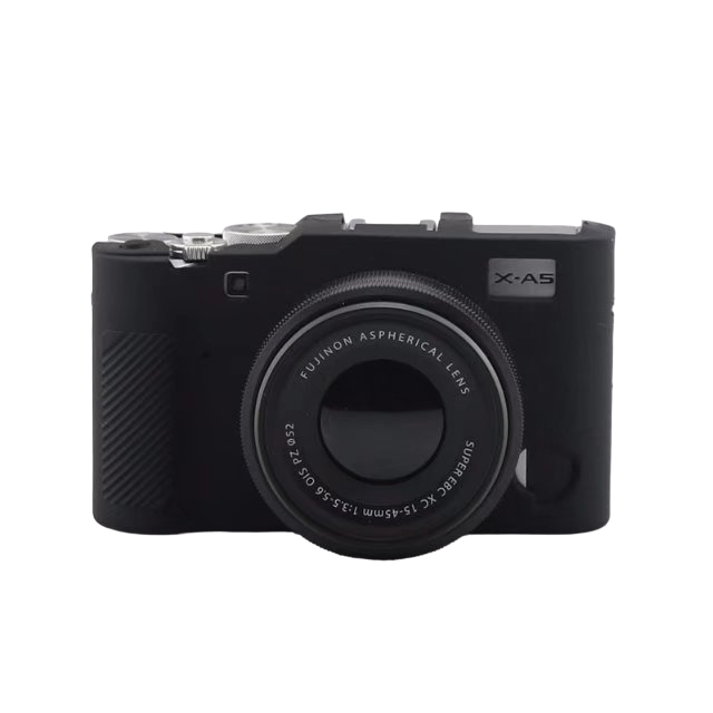 Чехол защитный силиконовый для фотоаппаратов FujiFilm X-A5 X-A10 Черный
