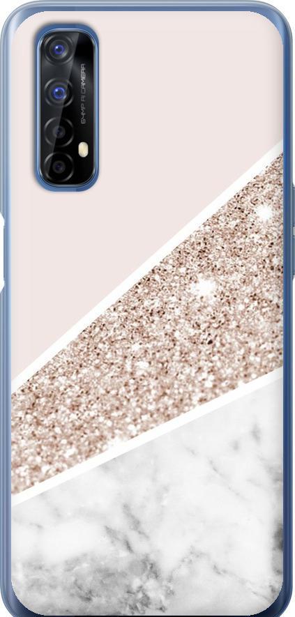 Чехол на Realme 7 Пастельный мрамор (4342u-2081-42517)