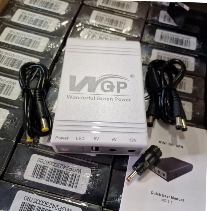 Повербанк WGPMini UPS для роутера 5/9/12 В 10400 mAh (2296984133) - фото 2