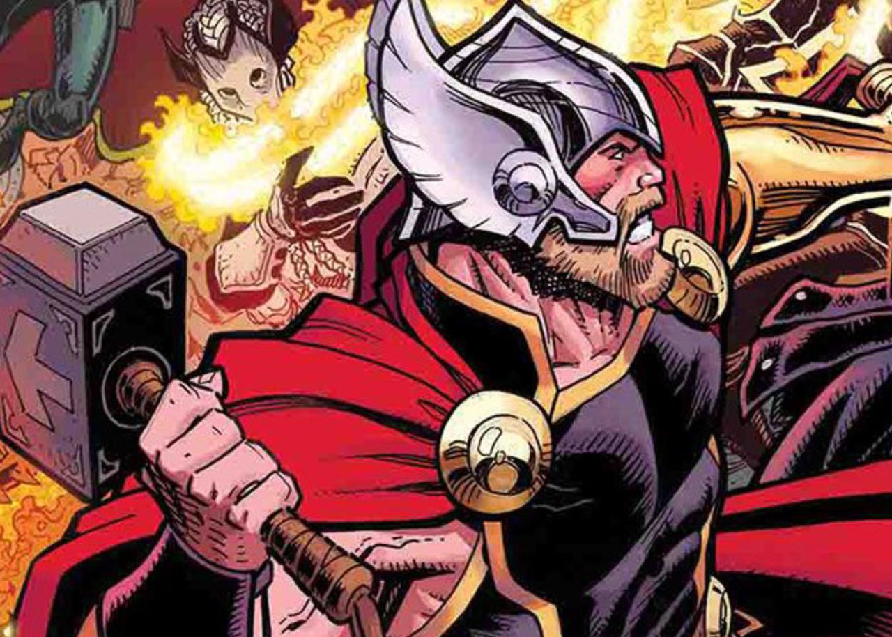 Картина постер Gee! Thor Тор комикс 60х40 см TR.09.002
