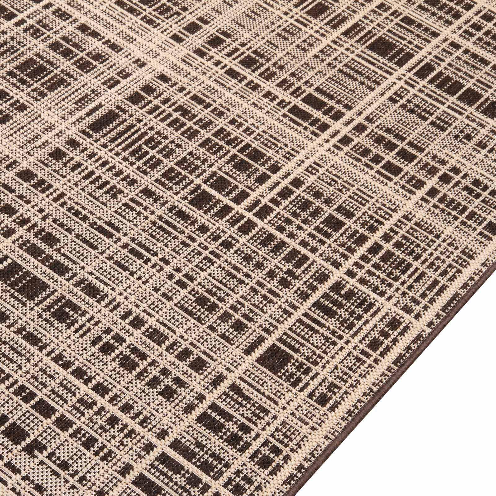 Килим безворсовий на гумовій основі DAKARIA Karat Flex Run 19171/91 1,50x2,00 м Коричневий (00-00011165) - фото 2