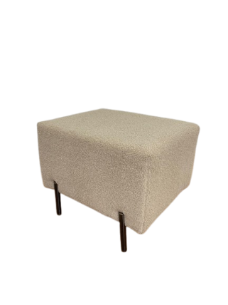 Пуф Spicy м'який 60x50x45 см Бежевий