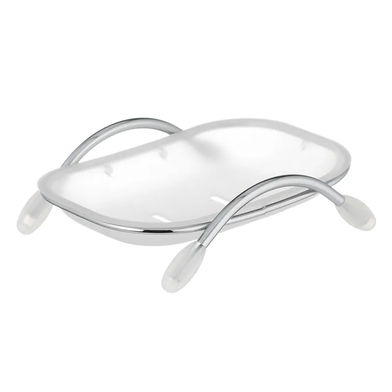 Мильниця настільна Zerix LR332-1 пластик Білий матовий (ZX2700)