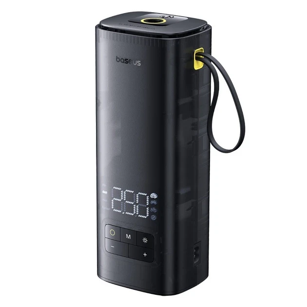 Насос автомобільний BASEUS SuperMini Mega Series Double Cylinder Air Inflator C11123202111-00 Black