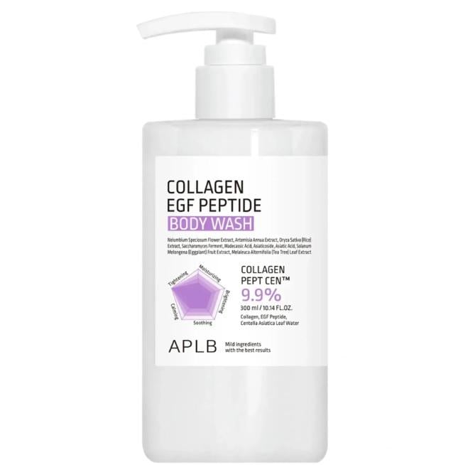 Гель для душа APLB Collagen EGF Peptide Body Wash с коллагеном/EGF и пептидами 300 мл (86ff5798-9622-11f1-a390-e944e48336d8)