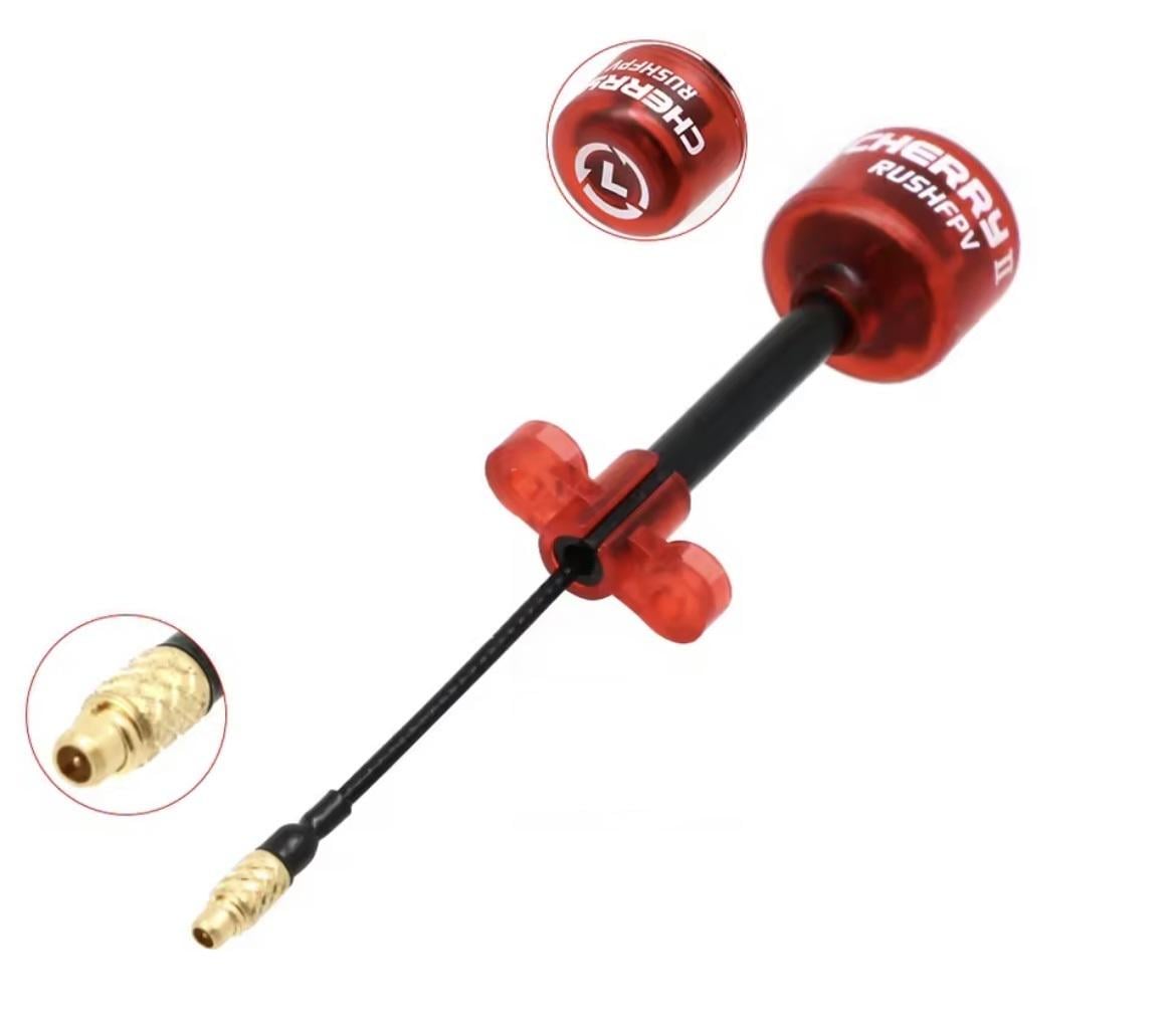 ᐉ Антенна 5,8G LHCP Rush Cherry 2 II 1,8Dbi MMCX-J прямой для FPV