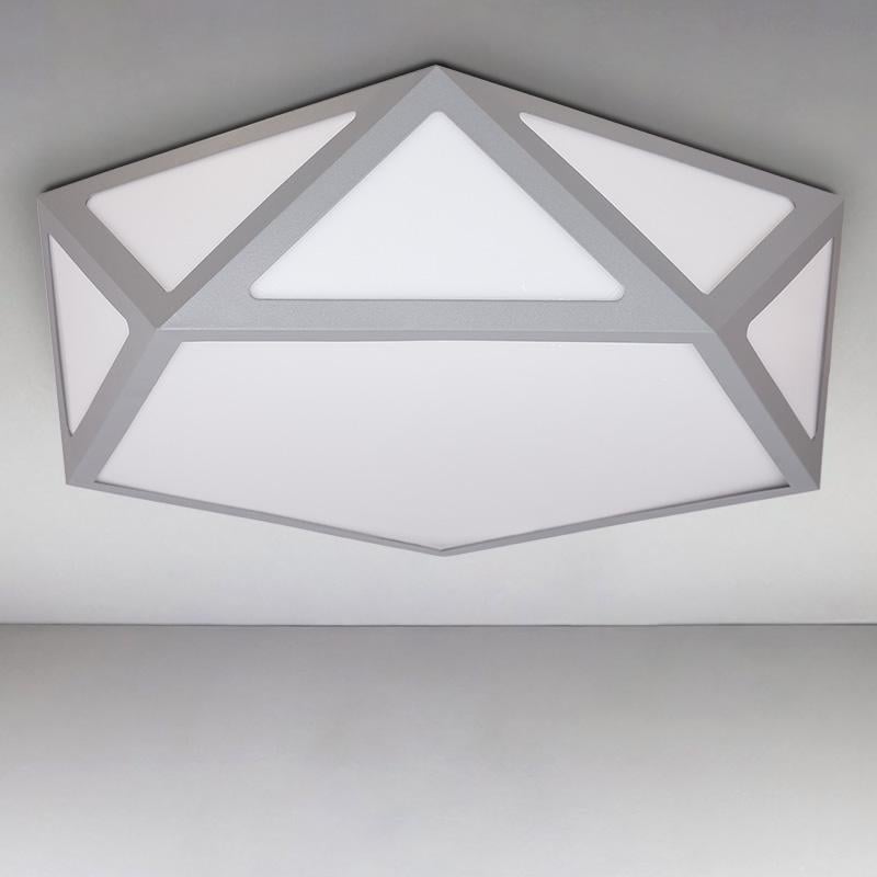 Люстра  Light House LS-15346 стельова LED Сірий (8835)